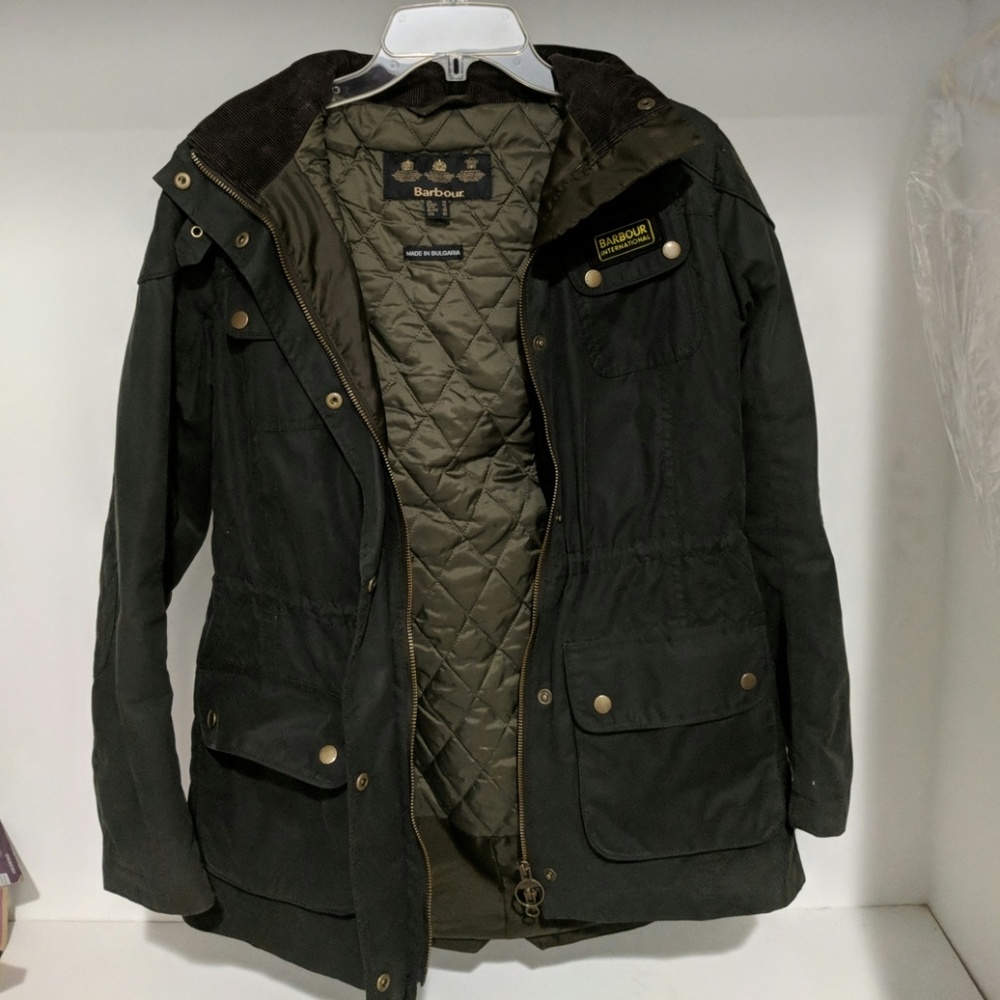 Barbour Hawkstone Waxed Cotton Parka Jacket